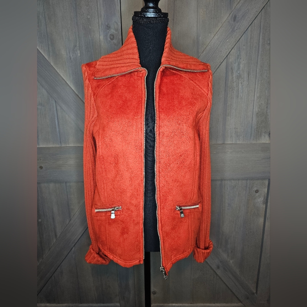 Y2k E Studio Knit Jacket sz Medium